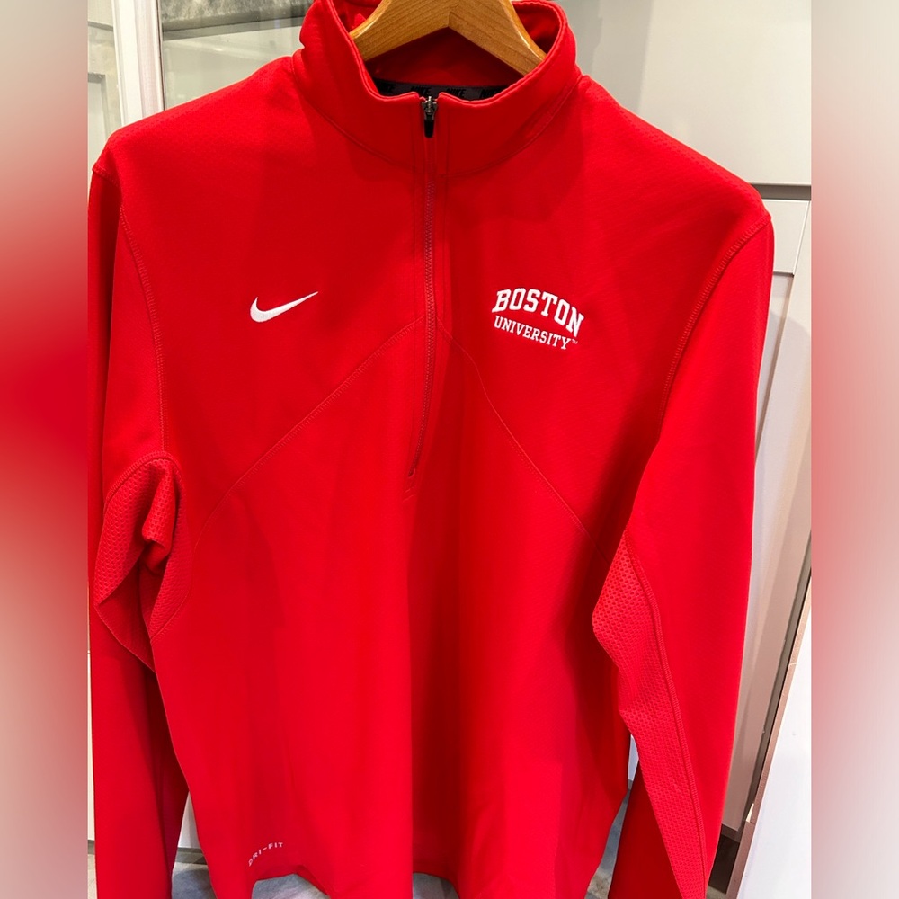Nike Boston University Dri Fit 1/4 Zip Size XL